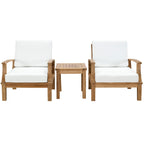 EEI-1487 Marina 3 Piece Outdoor Patio Teak Set by Modway
