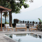 EEI-1469 Marina 4 Piece Outdoor Patio Teak Set by Modway