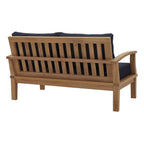 EEI-1469 Marina 4 Piece Outdoor Patio Teak Set by Modway