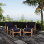 EEI-1537 Marina 4 Piece Outdoor Patio Teak Set by Modway