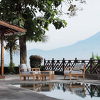 EEI-1472 Marina 5 Piece Outdoor Patio Teak Set by Modway