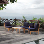 EEI-1477 Marina 5 Piece Outdoor Patio Teak Set by Modway