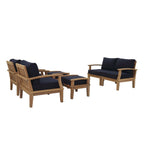 EEI-1597 Marina 6 Piece Outdoor Patio Teak Set by Modway