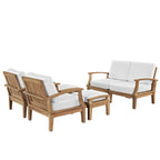 EEI-1597 Marina 6 Piece Outdoor Patio Teak Set by Modway