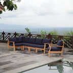 EEI-1816 Marina 6 Piece Outdoor Patio Teak Set by Modway