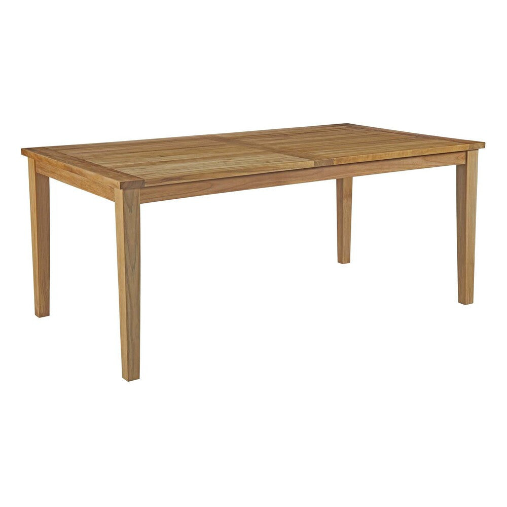 EEI-3206-NAT-SET Marina 7 Piece Outdoor Patio Teak Dining Set by Modway