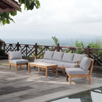 EEI-1481 Marina 7 Piece Outdoor Patio Teak Set by Modway