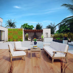 EEI-1481 Marina 7 Piece Outdoor Patio Teak Set by Modway