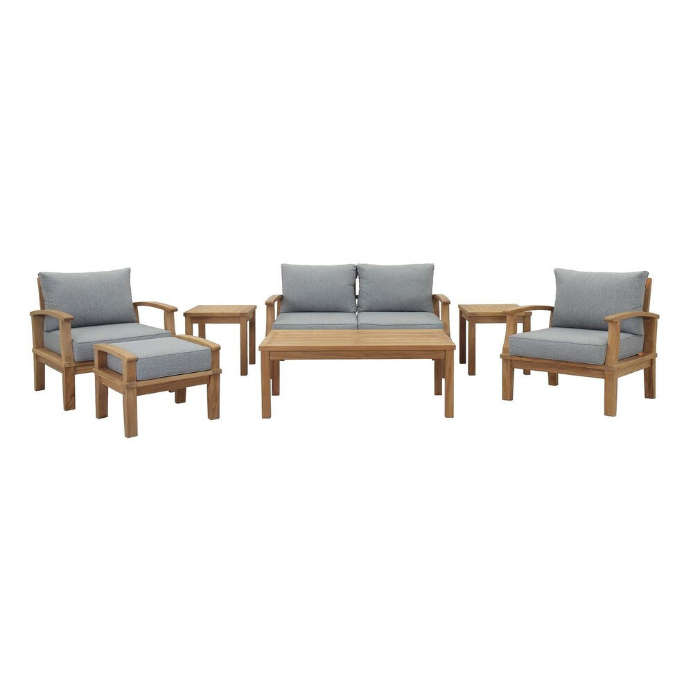 EEI-1486 Marina 7 Piece Outdoor Patio Teak Set by Modway