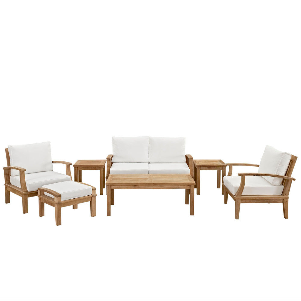 EEI-1486 Marina 7 Piece Outdoor Patio Teak Set by Modway