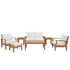 EEI-1486 Marina 7 Piece Outdoor Patio Teak Set by Modway