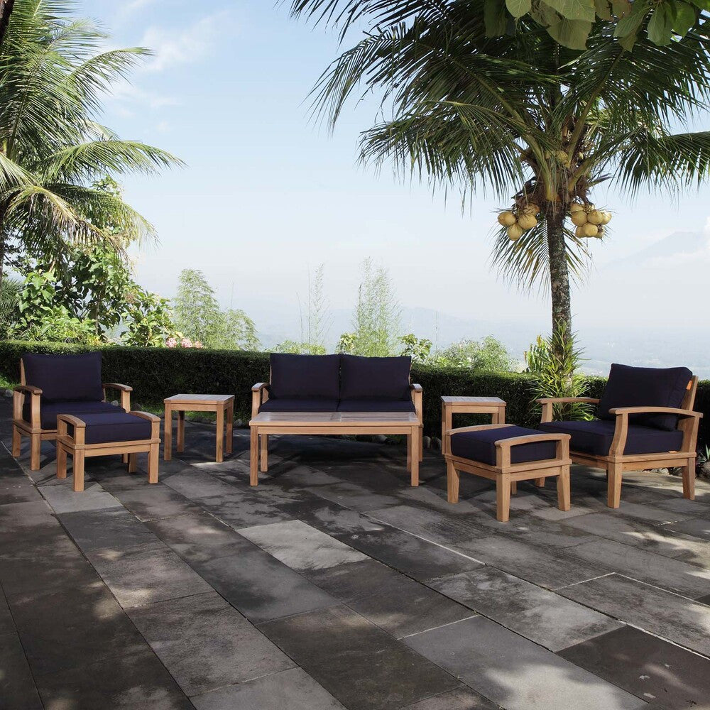 EEI-1471 Marina 8 Piece Outdoor Patio Teak Set by Modway
