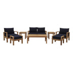 EEI-1471 Marina 8 Piece Outdoor Patio Teak Set by Modway