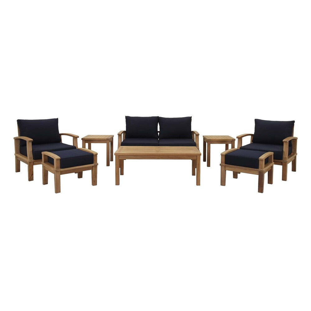 EEI-1471 Marina 8 Piece Outdoor Patio Teak Set by Modway