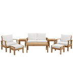 EEI-1471 Marina 8 Piece Outdoor Patio Teak Set by Modway