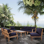 EEI-1479 Marina 8 Piece Outdoor Patio Teak Set by Modway