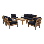 EEI-1479 Marina 8 Piece Outdoor Patio Teak Set by Modway