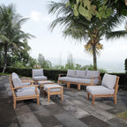 EEI-1488 Marina 9 Piece Outdoor Patio Teak Set by Modway
