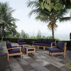 EEI-1488 Marina 9 Piece Outdoor Patio Teak Set by Modway