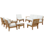 EEI-1488 Marina 9 Piece Outdoor Patio Teak Set by Modway