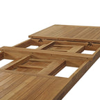 EEI-2714-NAT Marina Extendable Outdoor Patio Teak Dining Table by Modway