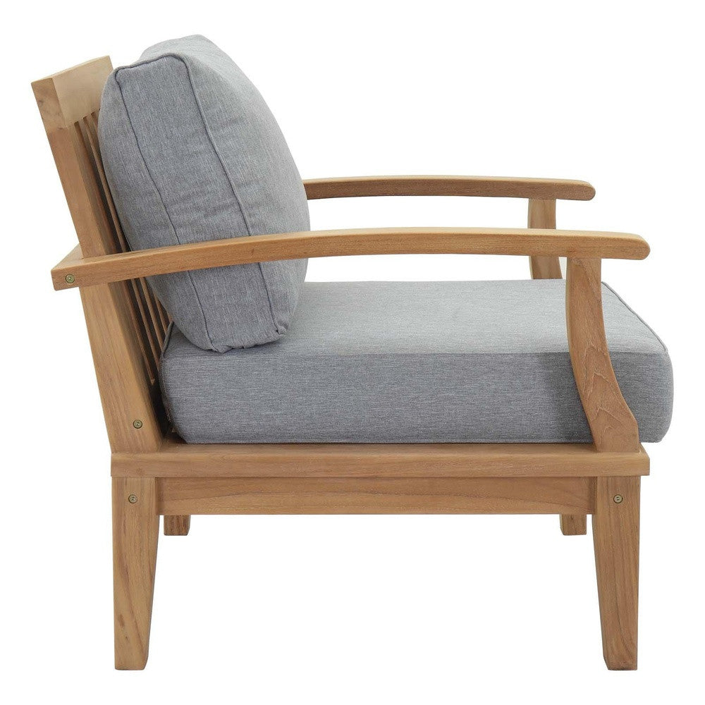 EEI-1143 Marina Outdoor Patio Teak Armchair by Modway