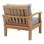 EEI-1143 Marina Outdoor Patio Teak Armchair by Modway