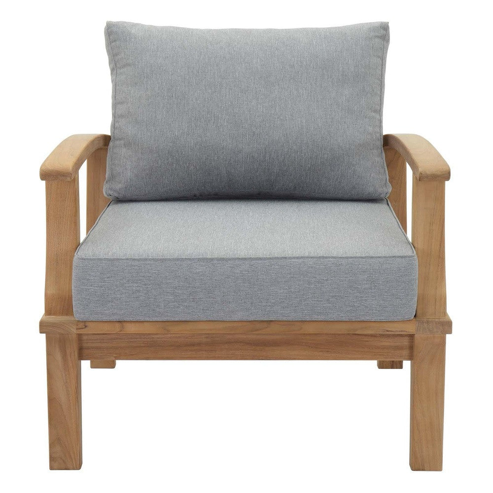 EEI-1143 Marina Outdoor Patio Teak Armchair by Modway