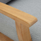 EEI-1143 Marina Outdoor Patio Teak Armchair by Modway