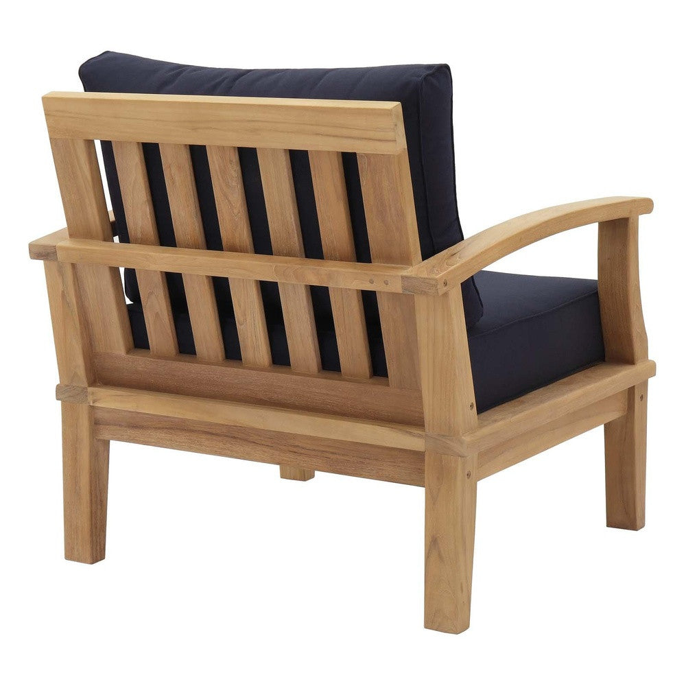 EEI-1143 Marina Outdoor Patio Teak Armchair by Modway