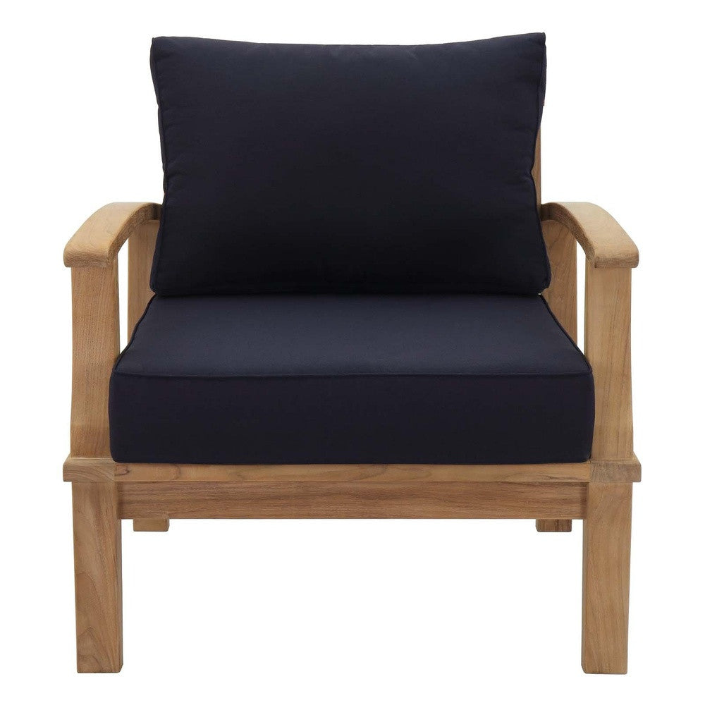 EEI-1143 Marina Outdoor Patio Teak Armchair by Modway