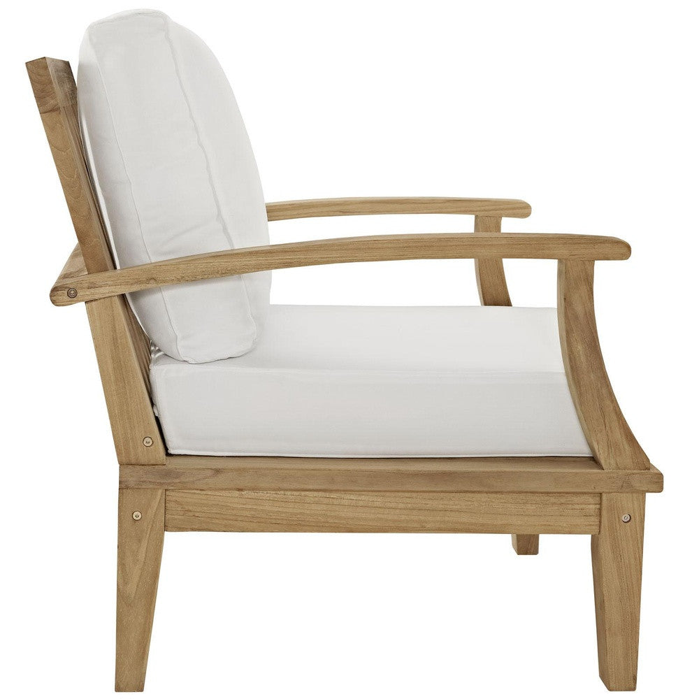 EEI-1143 Marina Outdoor Patio Teak Armchair by Modway