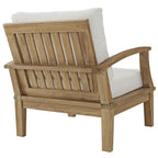 EEI-1143 Marina Outdoor Patio Teak Armchair by Modway