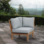 EEI-1146 Marina Outdoor Patio Teak Corner Sofa by Modway