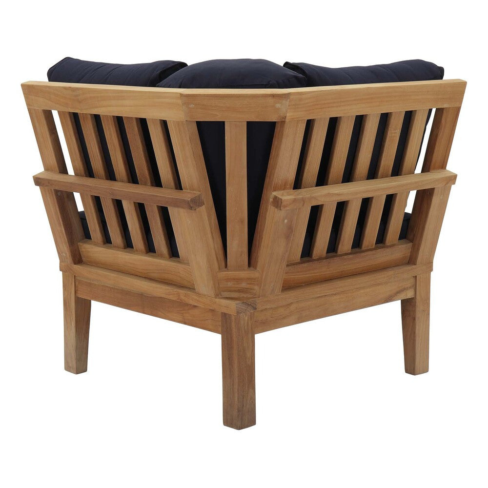 EEI-1146 Marina Outdoor Patio Teak Corner Sofa by Modway