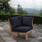 EEI-1146 Marina Outdoor Patio Teak Corner Sofa by Modway
