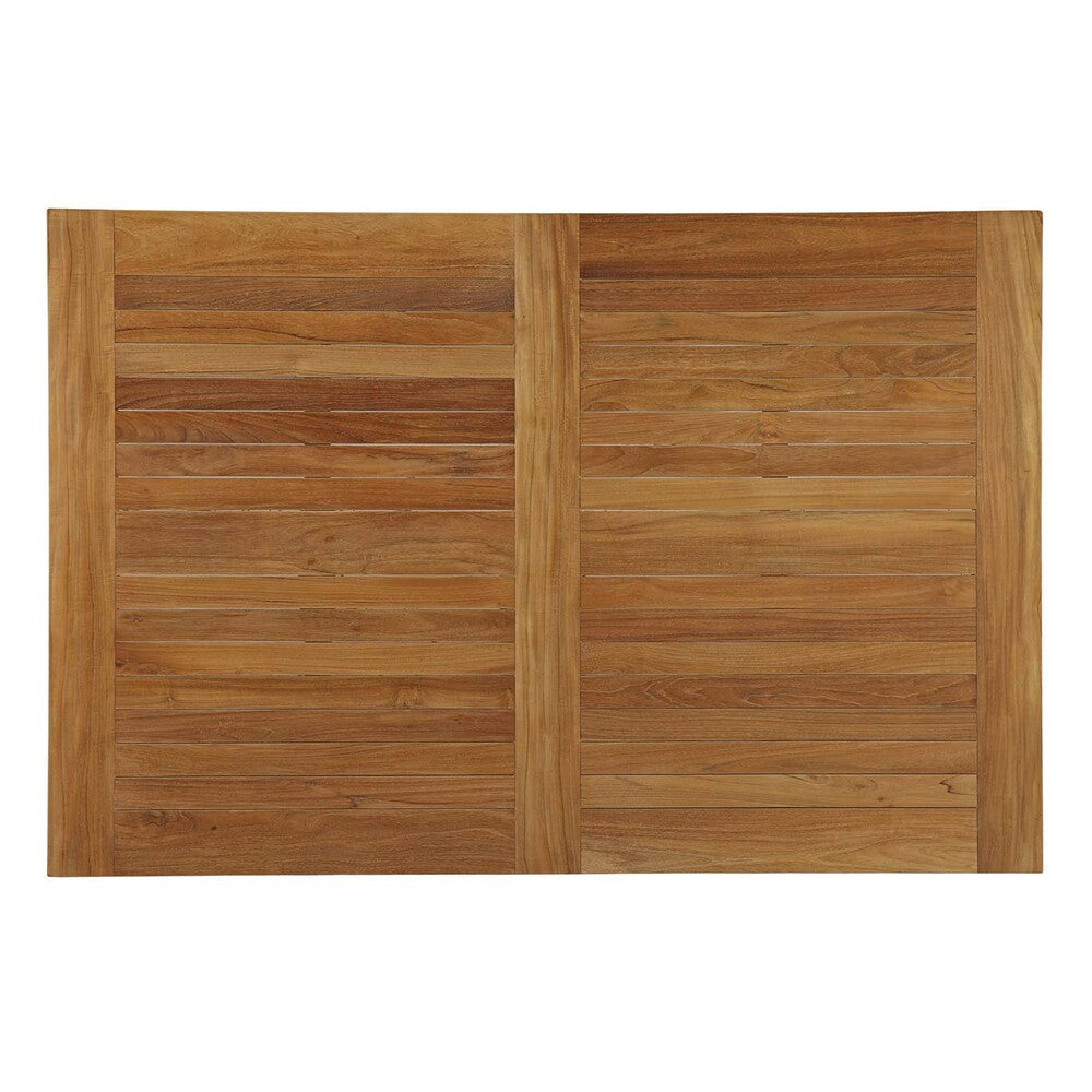 EEI-2716-NAT Marina Outdoor Patio Teak Dining Table by Modway