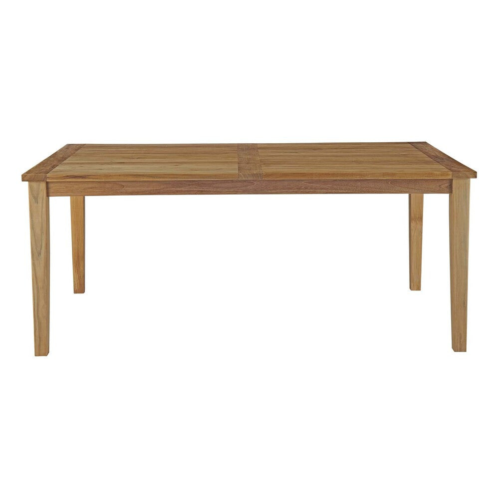EEI-2717-NAT Marina Outdoor Patio Teak Dining Table by Modway