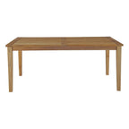EEI-2717-NAT Marina Outdoor Patio Teak Dining Table by Modway
