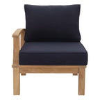 EEI-1148 Marina Outdoor Patio Teak Left-Facing Sofa by Modway
