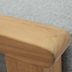 EEI-1152 Marina Outdoor Patio Teak Ottoman by Modway