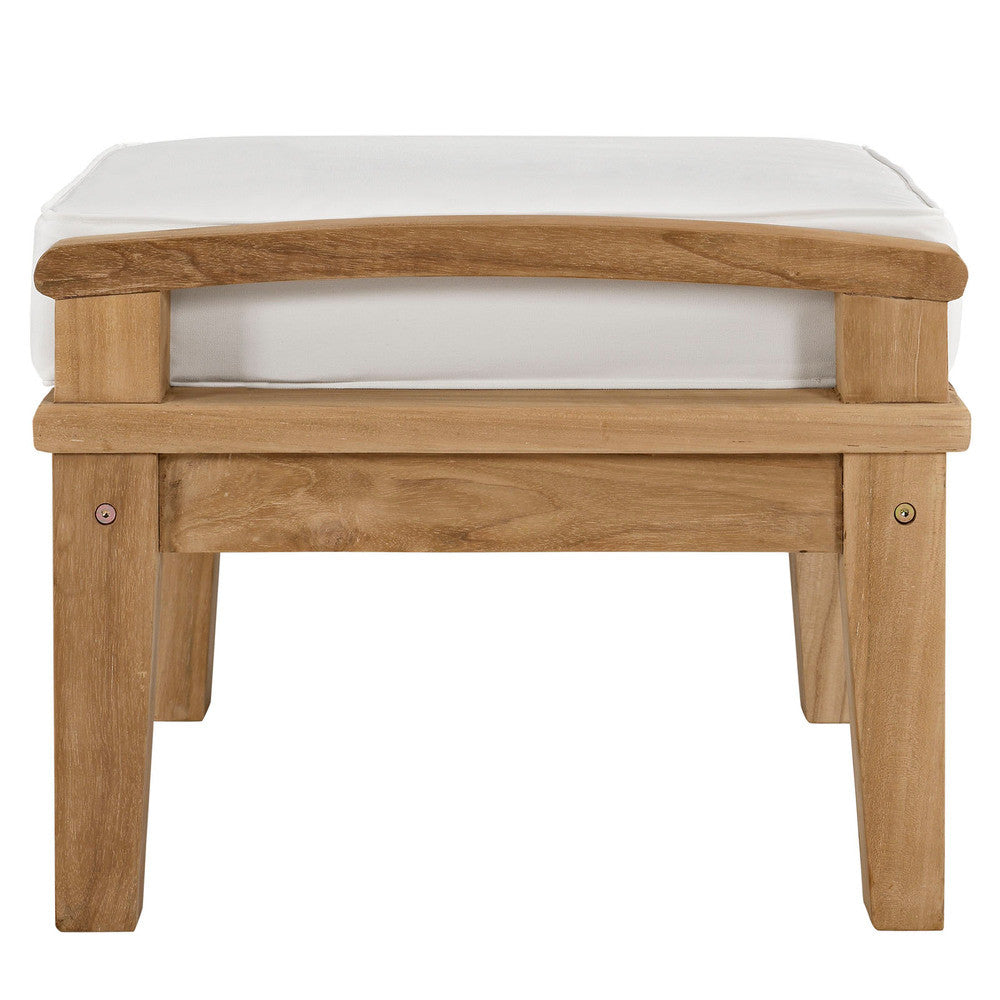 EEI-1152 Marina Outdoor Patio Teak Ottoman by Modway