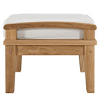 EEI-1152 Marina Outdoor Patio Teak Ottoman by Modway