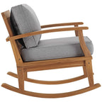 EEI-4177 Marina Outdoor Patio Teak Rocking Chair by Modway