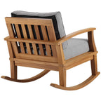 EEI-4177 Marina Outdoor Patio Teak Rocking Chair by Modway