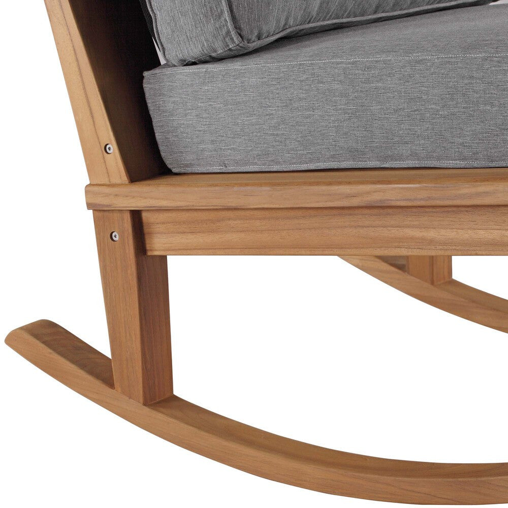 EEI-4177 Marina Outdoor Patio Teak Rocking Chair by Modway