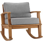 EEI-4177 Marina Outdoor Patio Teak Rocking Chair by Modway