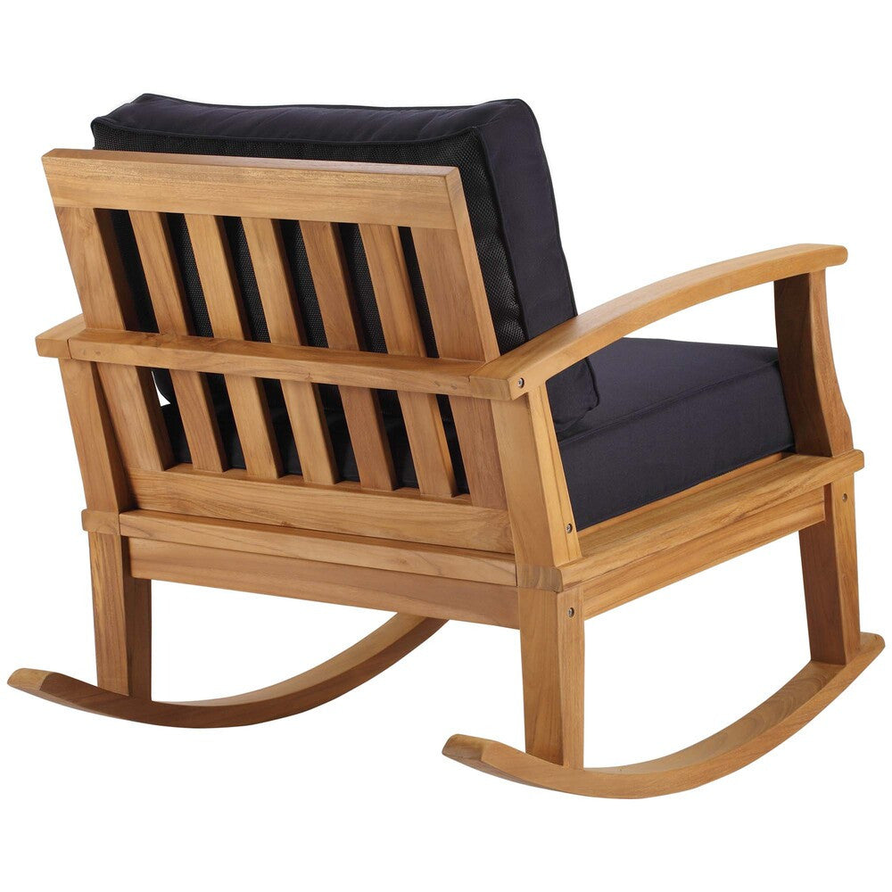 EEI-4177 Marina Outdoor Patio Teak Rocking Chair by Modway