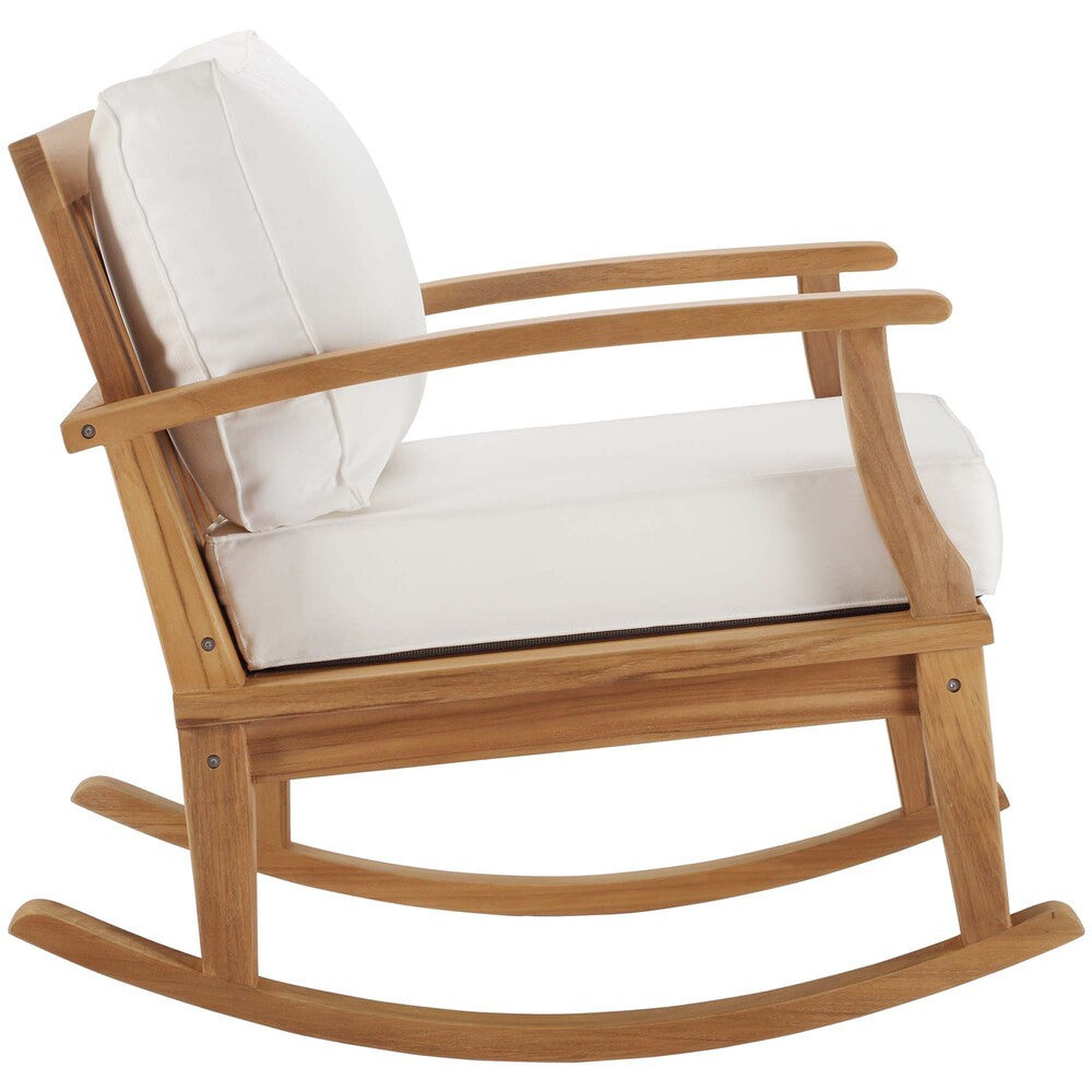 EEI-4177 Marina Outdoor Patio Teak Rocking Chair by Modway