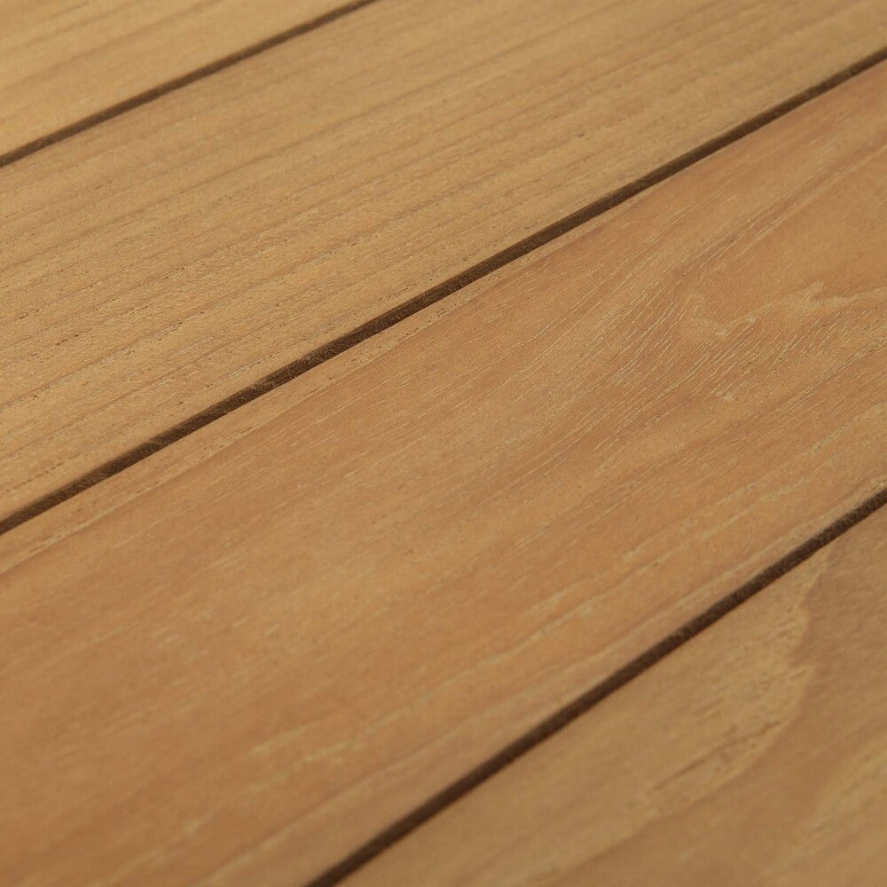 EEI-1153-NAT Marina Outdoor Patio Teak Round Coffee Table by Modway